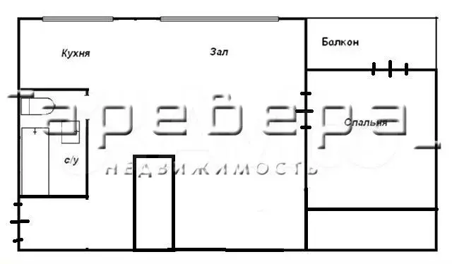 2-к. квартира, 39,5 м, 6/9 эт. - Фото 0