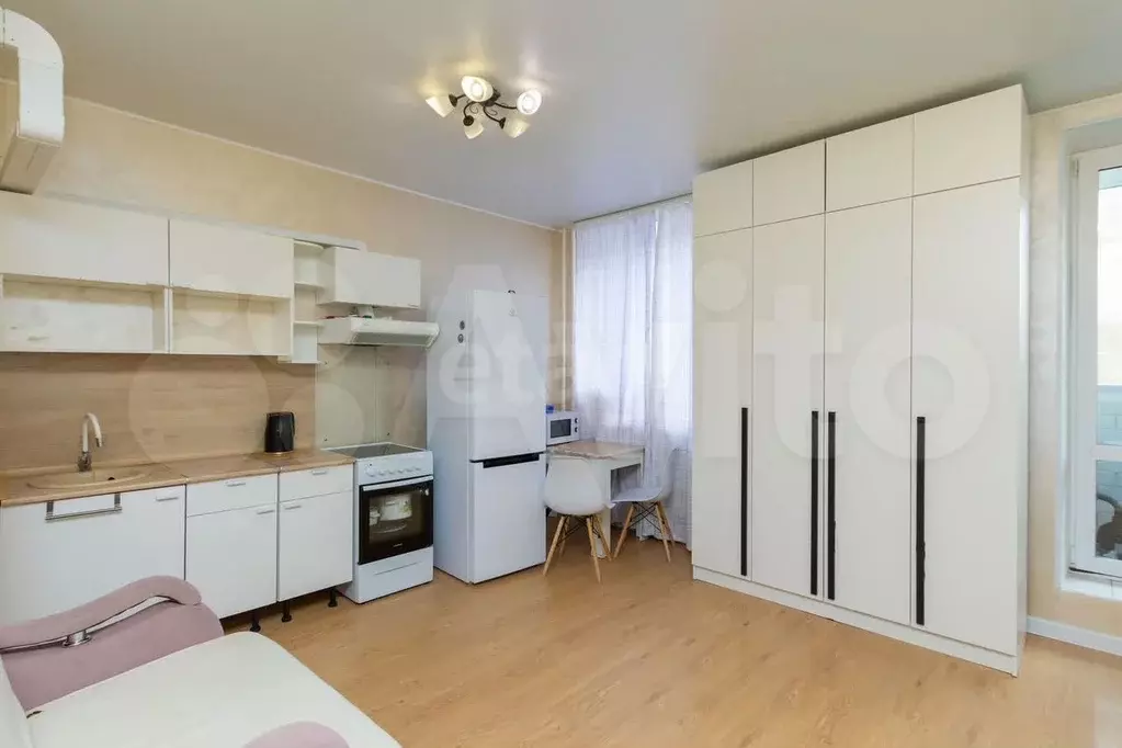 Квартира-студия, 30,2 м, 7/19 эт. - Фото 1