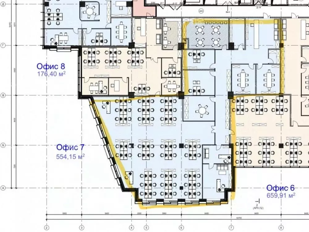 Офис в Москва 2-я Брестская ул., 48 (554 м) - Фото 1