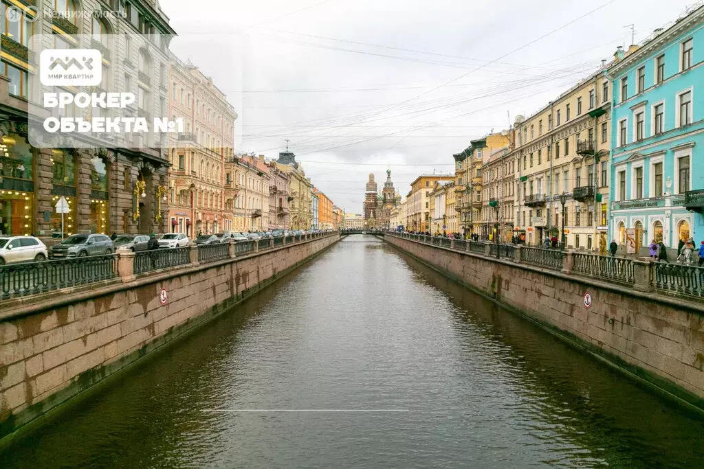 3-комнатная квартира: Санкт-Петербург, набережная канала Грибоедова, ... - Фото 0