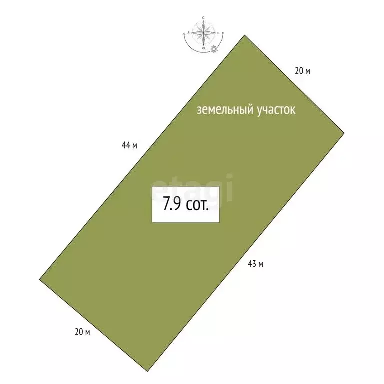 Участок в село Мыюта, Трактовая улица (21 м) - Фото 1