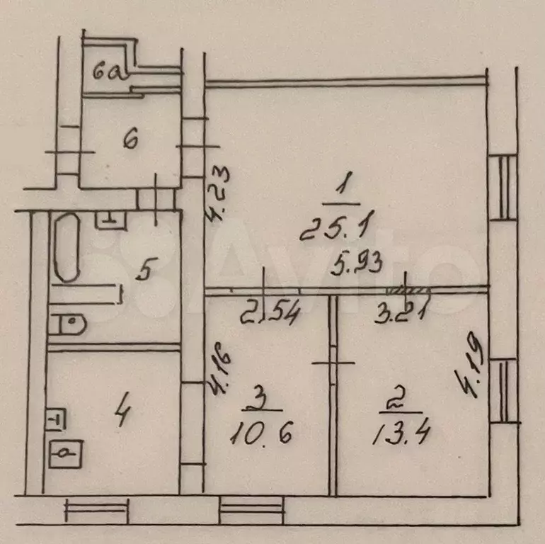 3-к. квартира, 71 м, 7/8 эт. - Фото 0