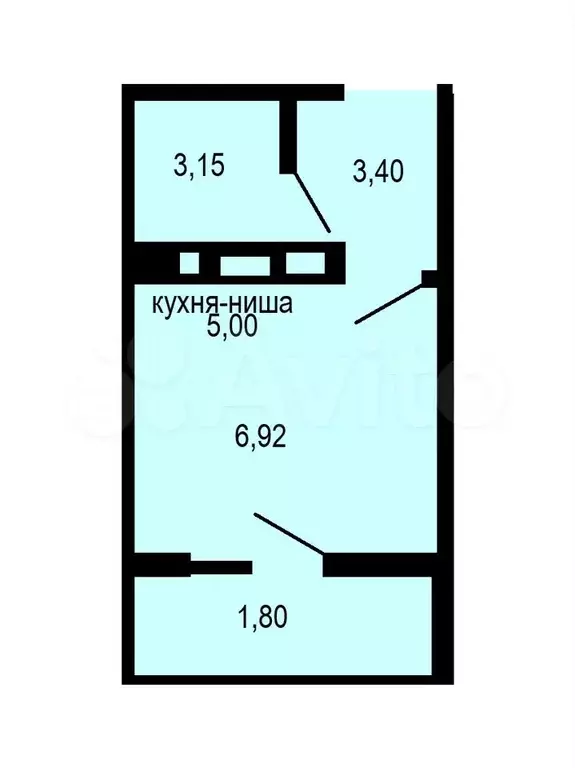 квартира-студия, 21 м, 8/17 эт. - Фото 0