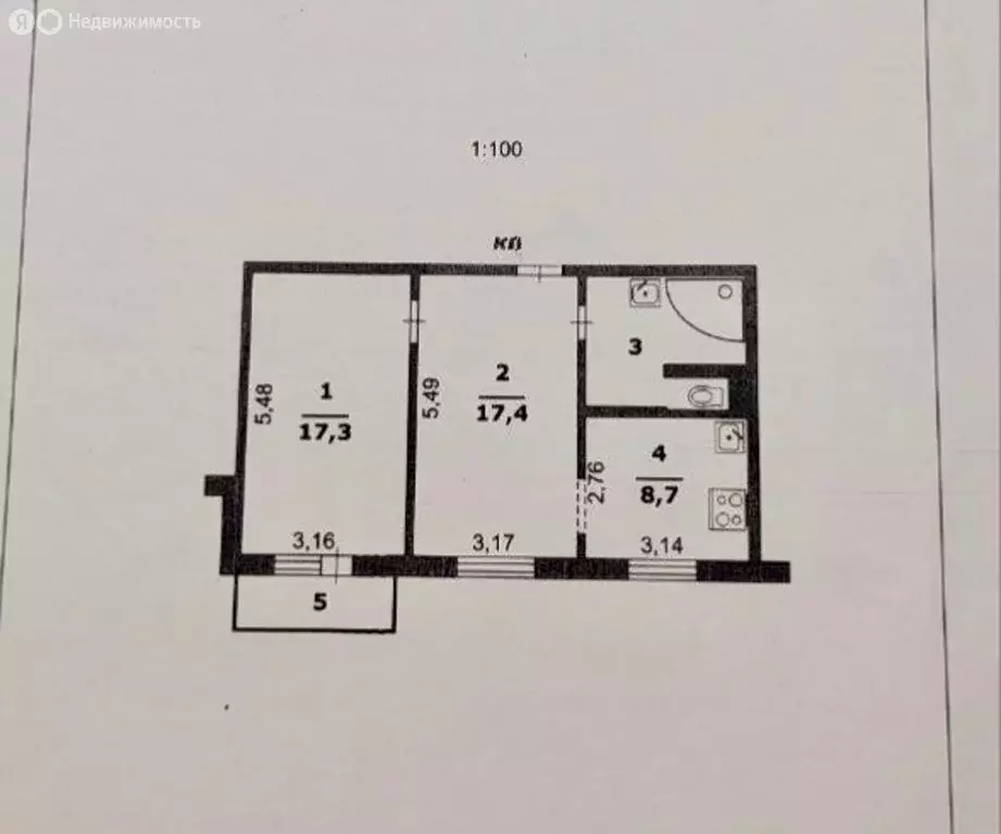 2-комнатная квартира: Белгород, улица Конева, 19 (51 м) - Фото 2