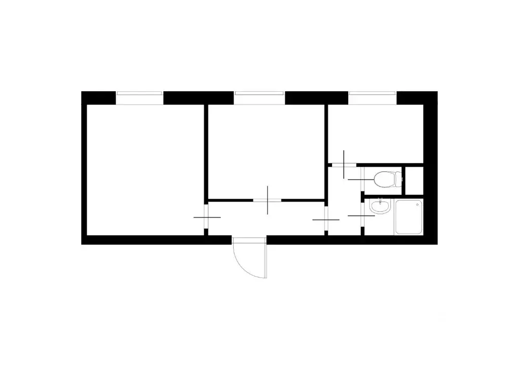 2-к кв. Санкт-Петербург Алтайская ул., 18 (55.0 м) - Фото 2