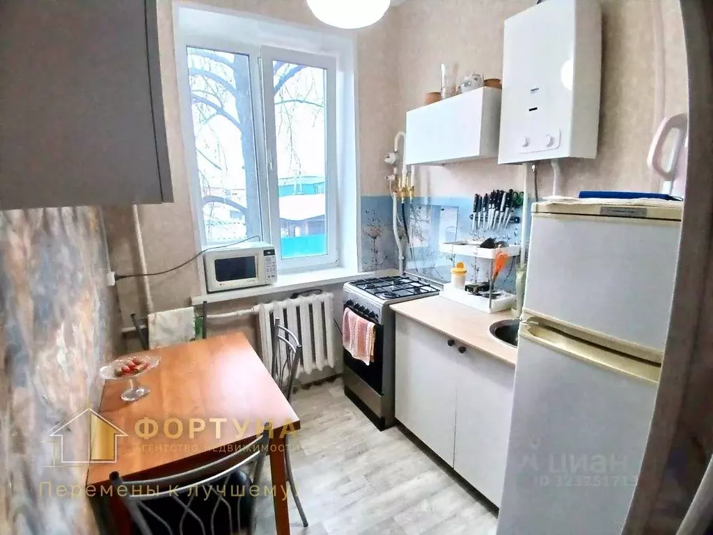 3-к кв. Нижегородская область, Бор ул. Филиппова, 4 (36.7 м) - Фото 1