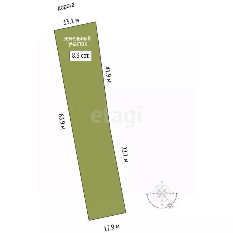 Участок в Костромская область, Костромской район, Бакшеевское с/пос, ... - Фото 2