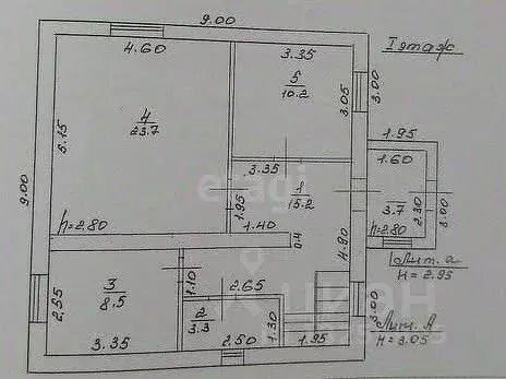 Дом в Липецкая область, Добровский муниципальный округ, с. Трубетчино ... - Фото 2