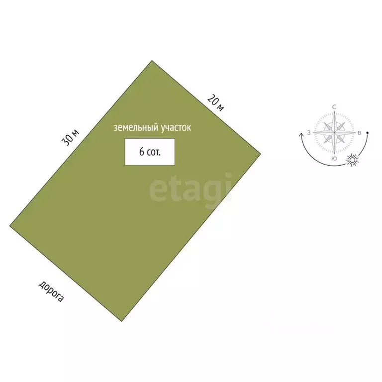 Участок в Ростовская область, Аксайский район, Ольгинское с/пос, ... - Фото 2