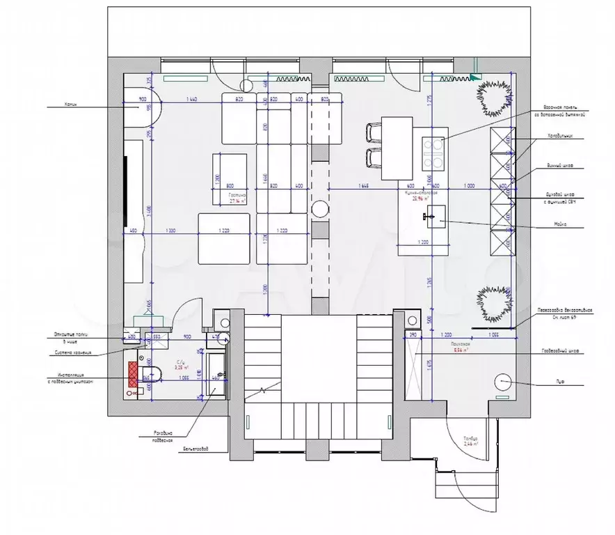 4-к. квартира, 220 м, 2/3 эт. - Фото 1