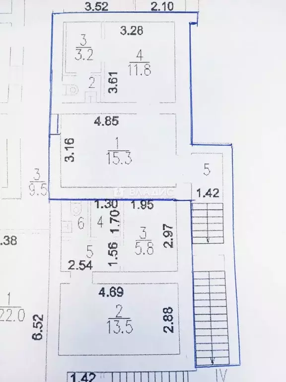 Офис в Москва Бакунинская ул., 17/28 (42 м) - Фото 2