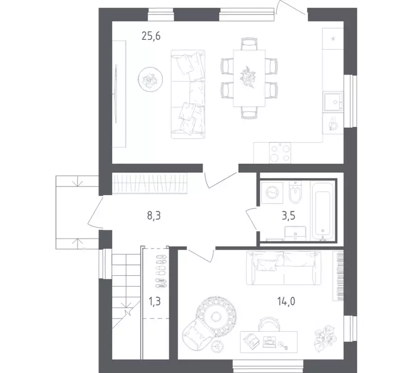 Дом в Московская область, Пушкинский городской округ, с. Семеновское  ... - Фото 1