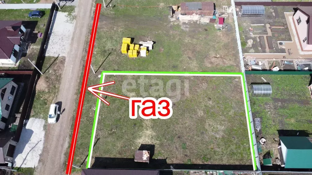 Участок в Башкортостан, Стерлитамакский район, Отрадовский сельсовет, ... - Фото 1