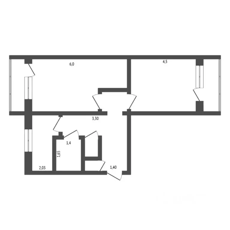 2-к кв. Тюменская область, Тюмень Антипино мкр, ул. Александра ... - Фото 2