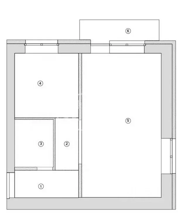 1-к кв. Пермский край, Лысьва ул. Федосеева, 3 (31.0 м) - Фото 1