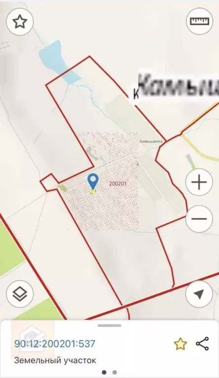 Участок в Крым, Симферопольский район, Чистенское с/пос, с. Камышинка  ... - Фото 2