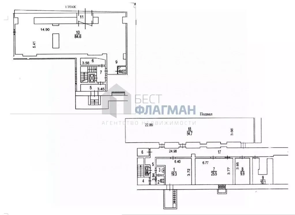 Торговая площадь в Москва Ленинский просп., 87 (302 м) - Фото 2