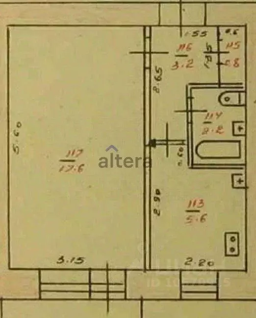 1-к кв. Татарстан, Казань просп. Победы, 41 (29.4 м) - Фото 2