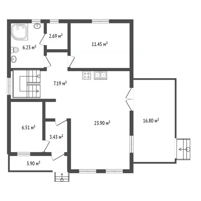 Дом в Ленинградская область, Тосненский район, Федоровское городское ... - Фото 2