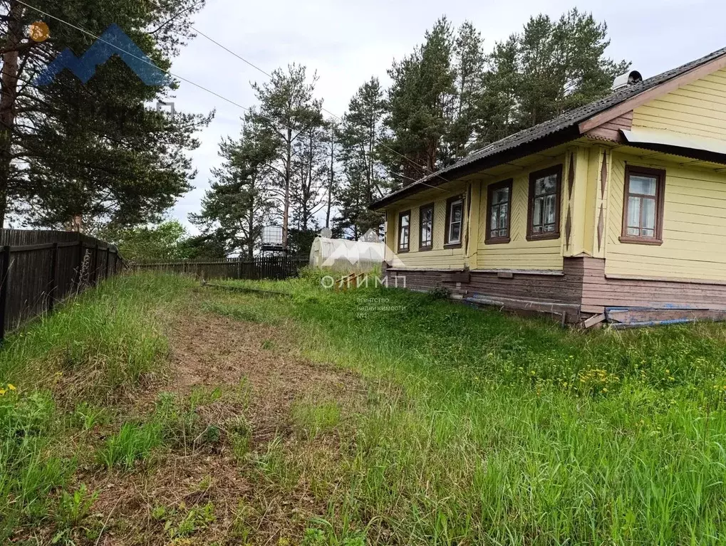 Дом в Вологодская область, с. Сямжа ул. Комсомольская, 8 (50 м) - Фото 1