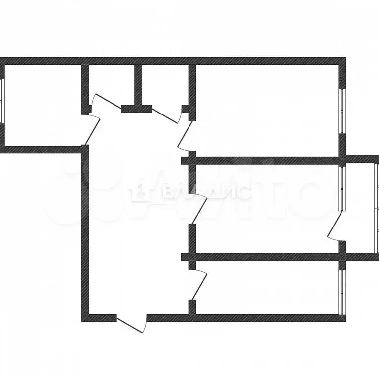 3-к. квартира, 80 м, 2/9 эт. - Фото 0