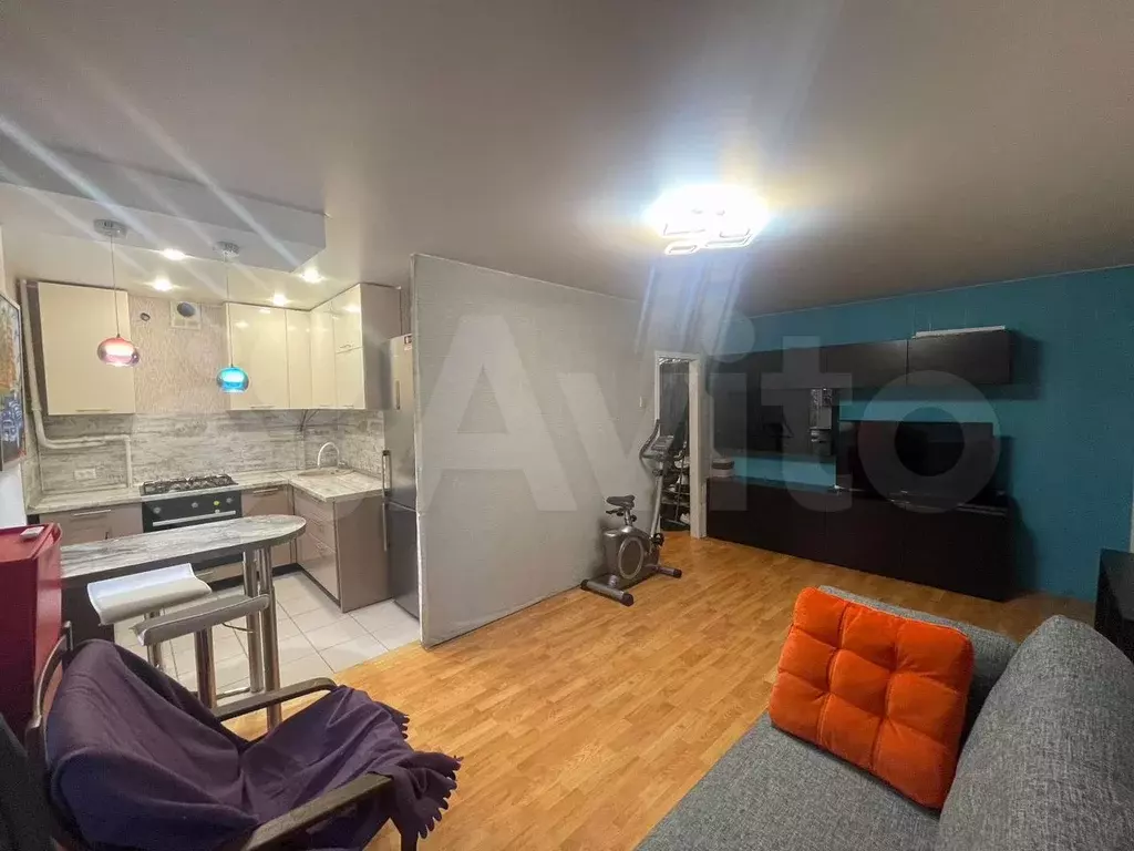 3-к. квартира, 55,5 м, 1/5 эт. - Фото 1