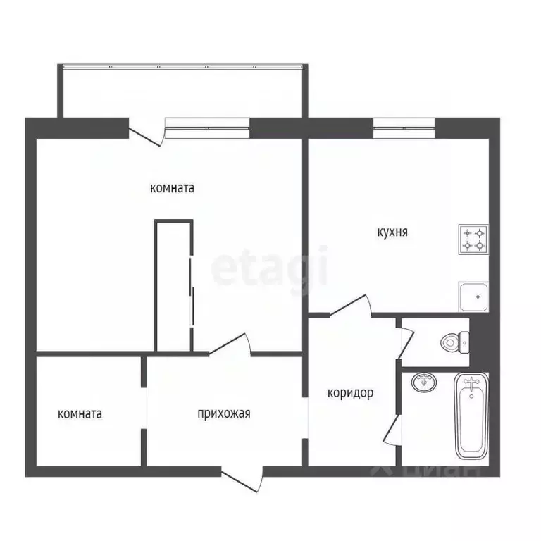 1-к кв. Красноярский край, Красноярск ул. Мужества, 14 (40.6 м) - Фото 1