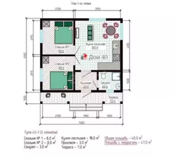 Дом в Калужская область, Малоярославецкий муниципальный округ, дачный ... - Фото 2