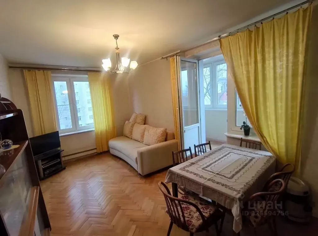 3-к кв. Москва ул. Яблочкова, 23 (62.7 м) - Фото 1