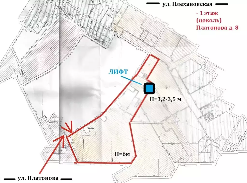 Офис в Воронежская область, Воронеж ул. Платонова, 8 (850 м) - Фото 1