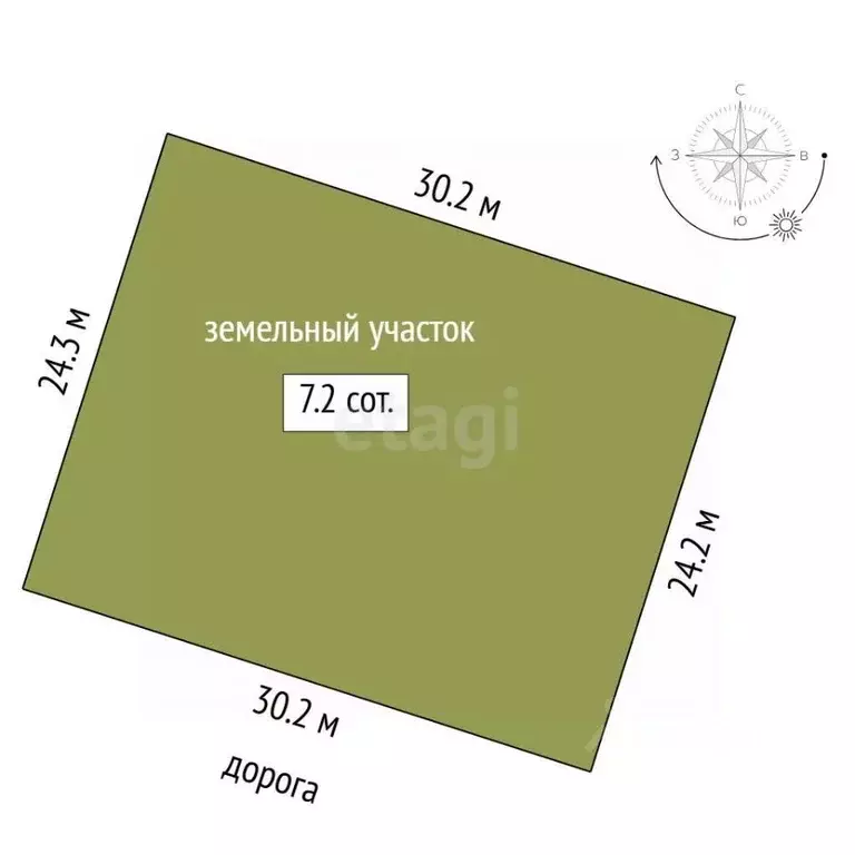 Участок в Тюменская область, Тюменский муниципальный округ, с. Онохино ... - Фото 2
