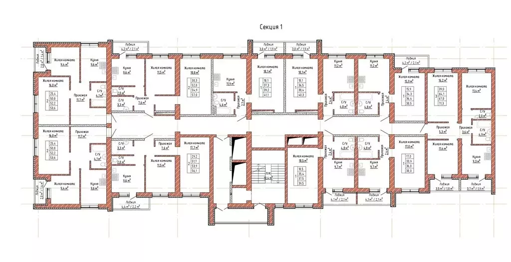 2-комнатная квартира: Самара, улица Александра Солженицына, 2 (52.2 м) - Фото 1