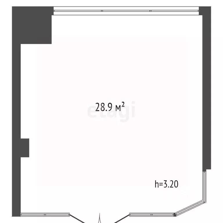 Торговая площадь в Тюменская область, Тюмень ул. 50 лет ВЛКСМ, 63 (29 ... - Фото 2