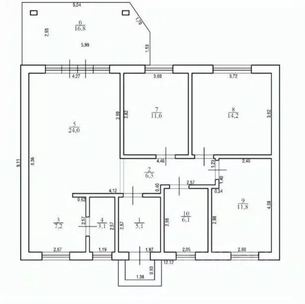 Дом в Калининградская область, Гурьевский муниципальный округ, пос. ... - Фото 2