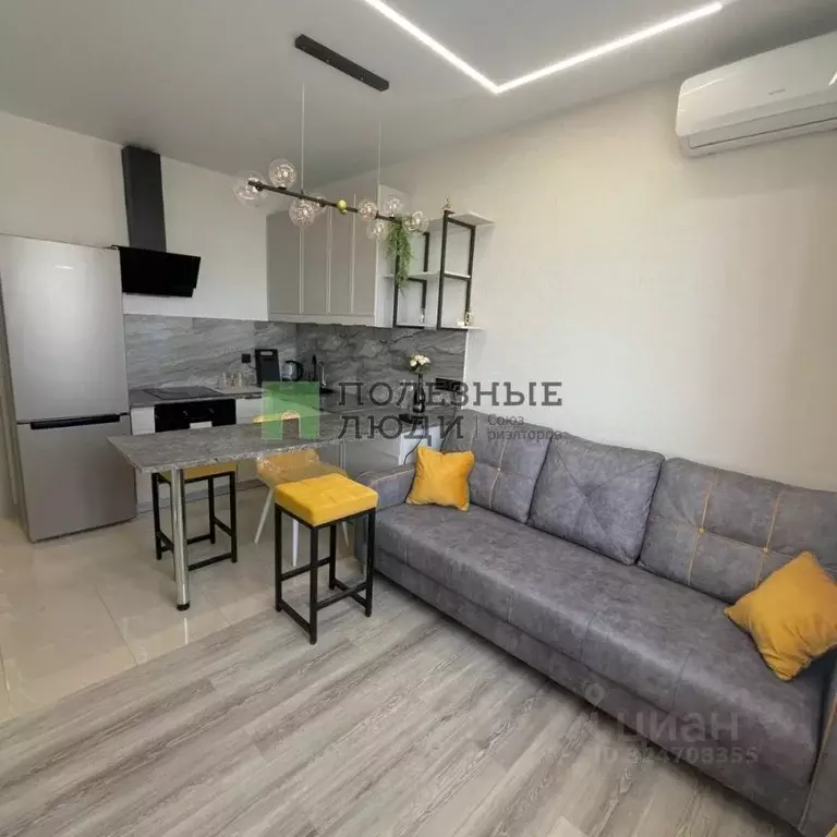 1-к кв. Краснодарский край, Новороссийск Мысхакское ш., 59 (43.0 м) - Фото 1