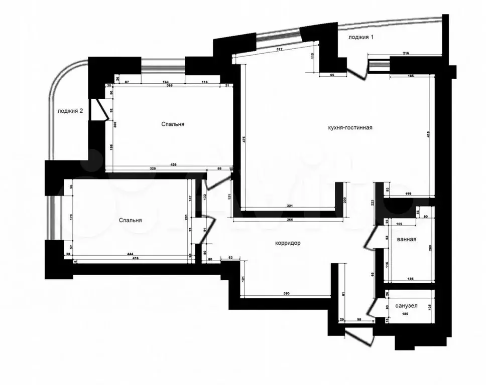 3-к. квартира, 90 м, 17/23 эт. - Фото 0