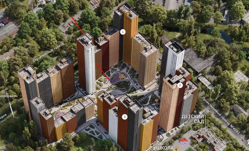 2-к кв. Москва Строительный проезд, вл9/13 (60.2 м) - Фото 1