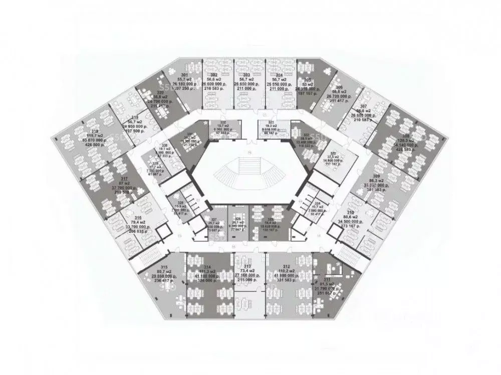 Офис в Москва Ленинский просп., 158 (1587 м) - Фото 2