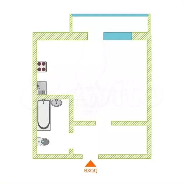 Квартира-студия, 25 м, 16/18 эт. - Фото 0