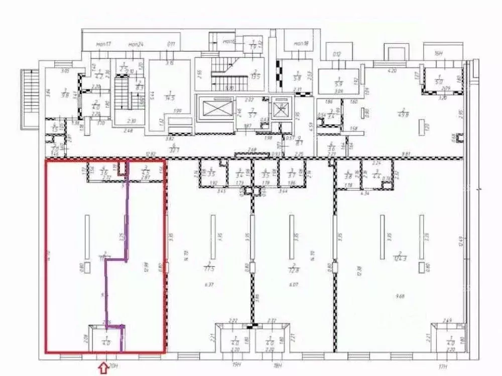Помещение свободного назначения в Москва 6-я Радиальная ул., 7/1к1 (80 ... - Фото 2