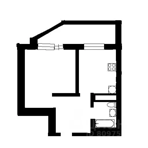 1-к кв. Московская область, Раменское ул. Мира, 1 (38.0 м) - Фото 2