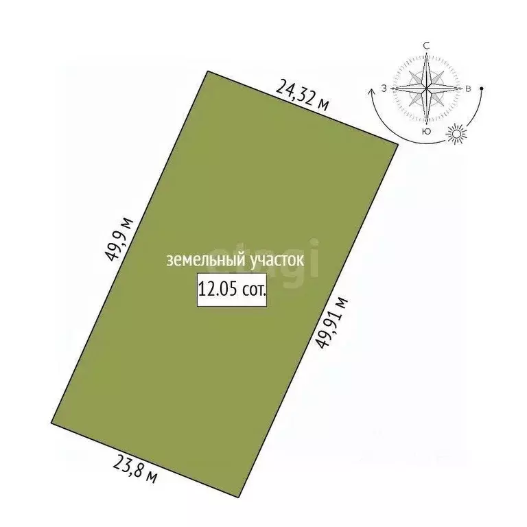 Участок в Амурская область, Благовещенский район, с. Кантон-Коммуна  ... - Фото 2