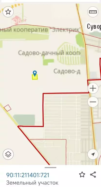 Участок в Крым, Сакский район, с. Суворовское 1 (13000.0 сот.) - Фото 0