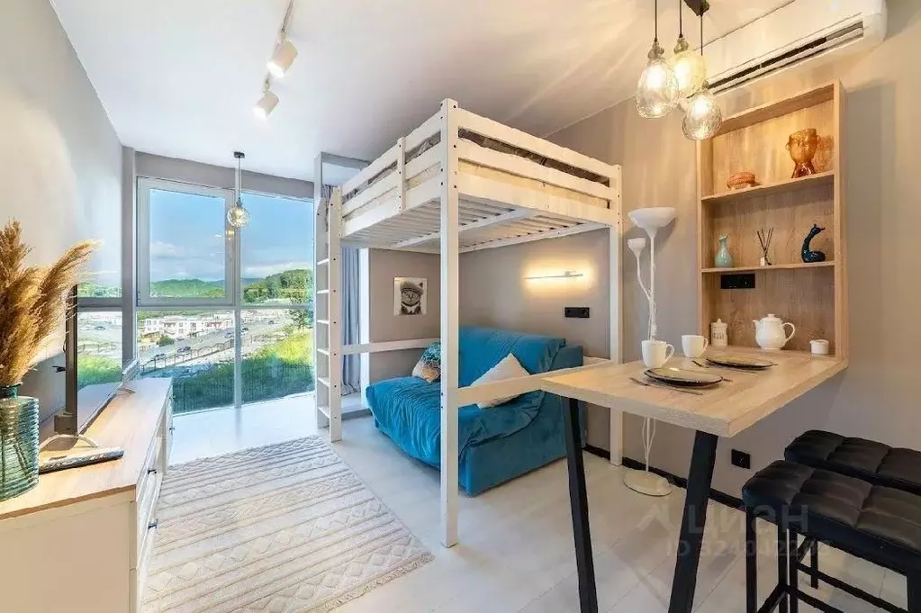 Студия Краснодарский край, Сочи Бытха мкр, ул. Ясногорская, 16/6к1 ... - Фото 1