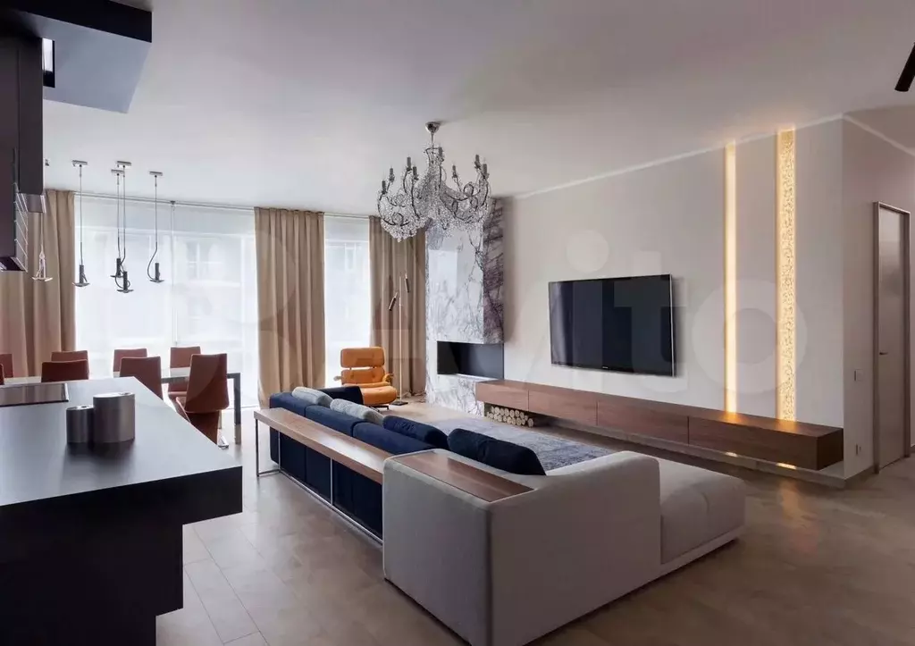 Квартира-студия, 55 м, 10/21 эт. - Фото 0