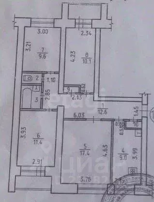 4-к кв. Удмуртия, Ижевск Пушкинская ул., 163 (75.3 м) - Фото 0