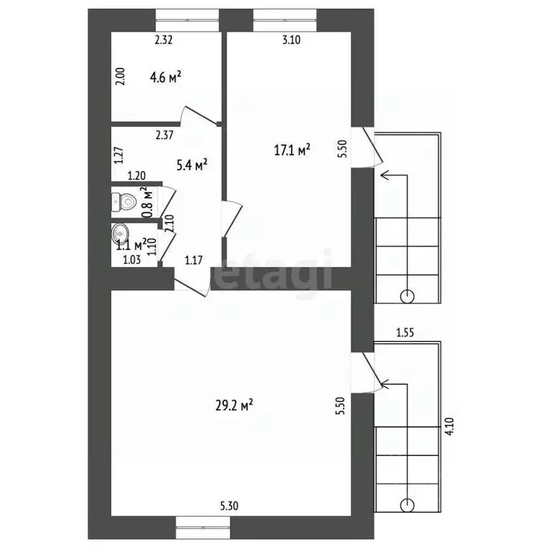 Помещение свободного назначения в Мордовия, Саранск ул. Полежаева, 161 ... - Фото 2