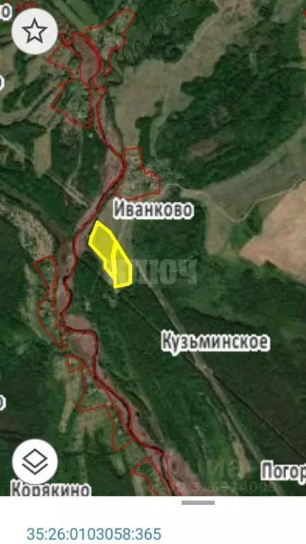 Участок в Вологодская область, Сокольский муниципальный округ, д. ... - Фото 1