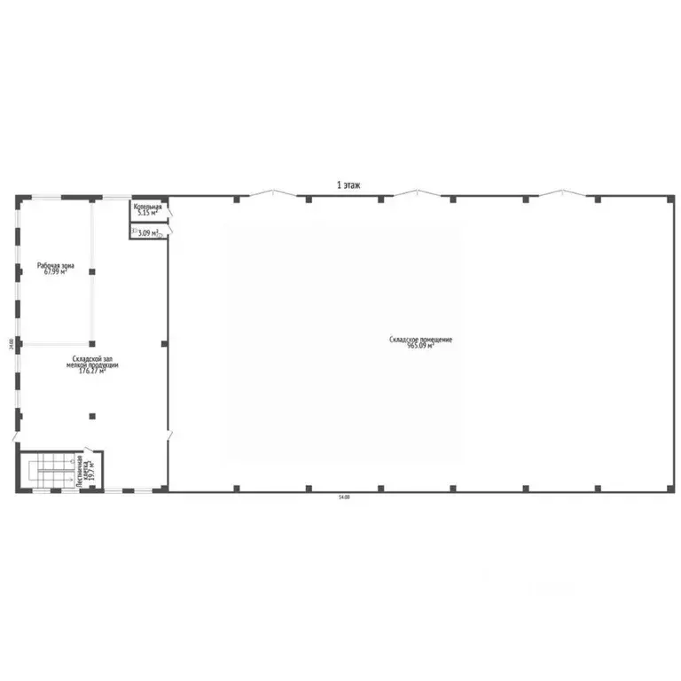 Склад в Тюменская область, Тюменский муниципальный округ, с. ... - Фото 1