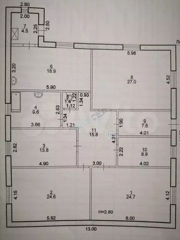 Дом 156,8 м на участке 5,9 сот. - Фото 0